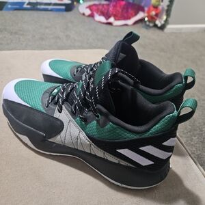 adidas Green and Black Athletic Shoes